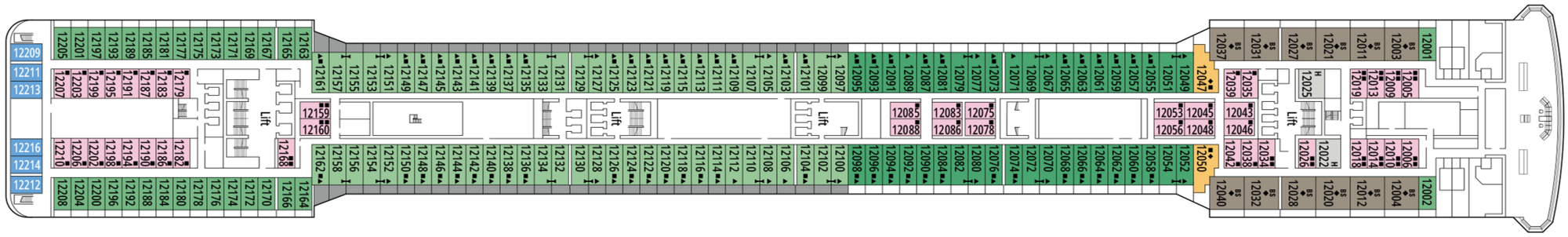 Deck 12 - Portovenere plan